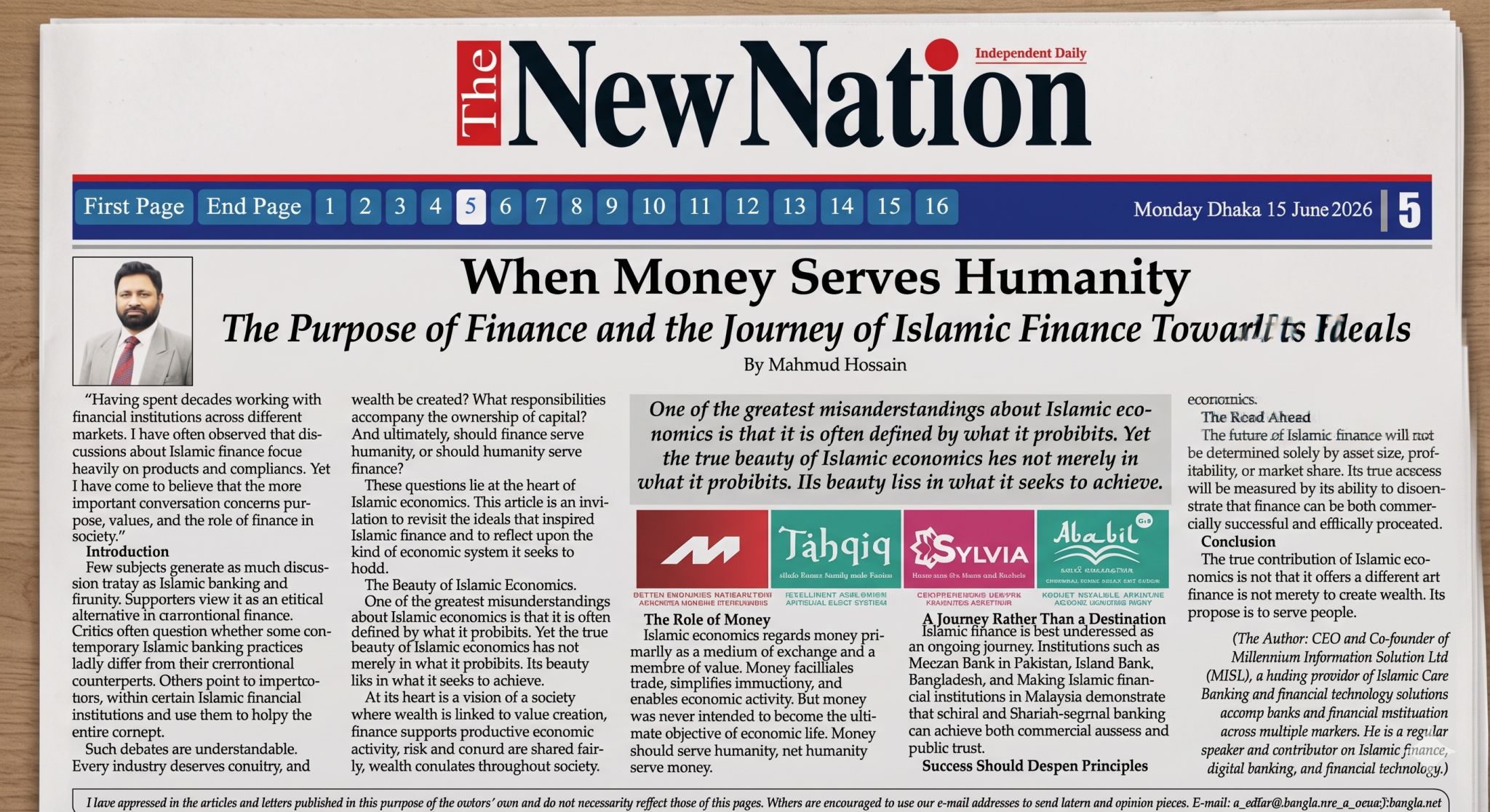 When Money Serves Humanity: The Purpose of Finance and the Journey of Islamic Finance Towards Its Ideals